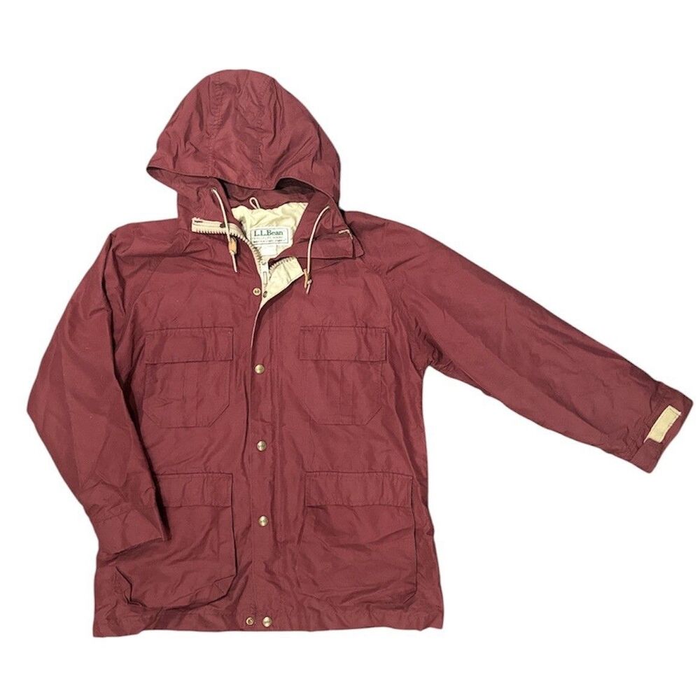 Vintage LL Bean Baxter State Parka Jacket Size Women’s M USA Hooded 80s 90s